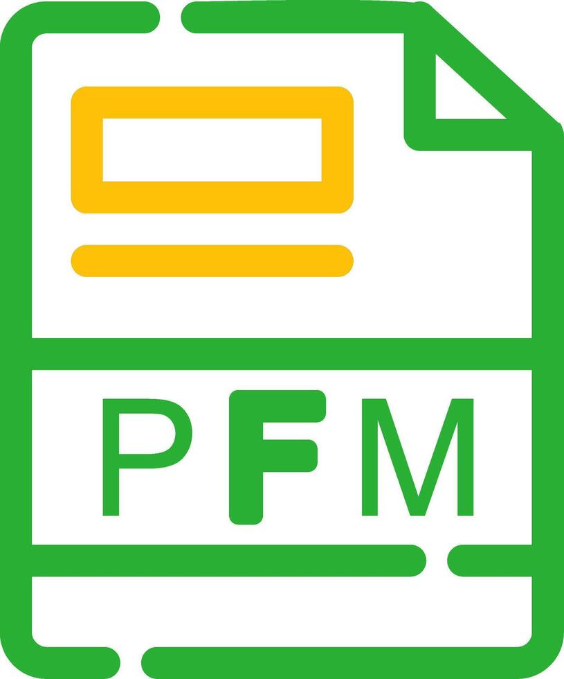 pfm kreativ Symbol Design vektor