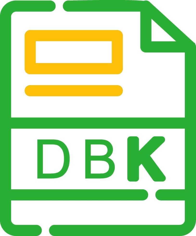 dbk kreativ Symbol Design vektor