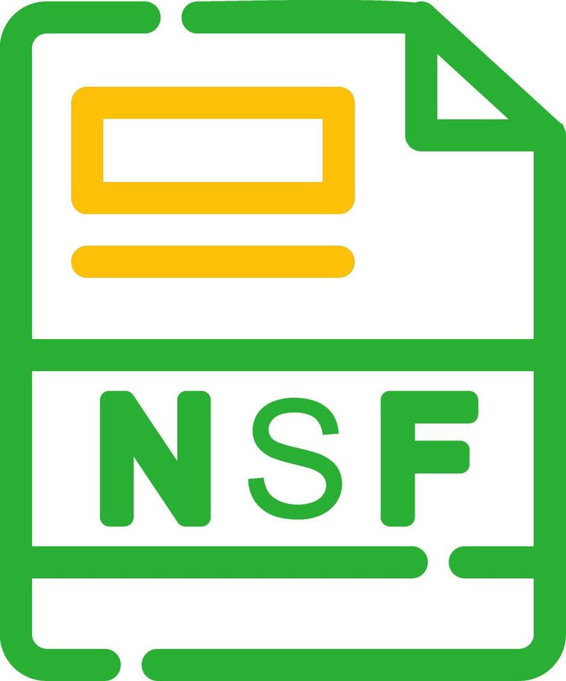 nsf kreativ Symbol Design vektor