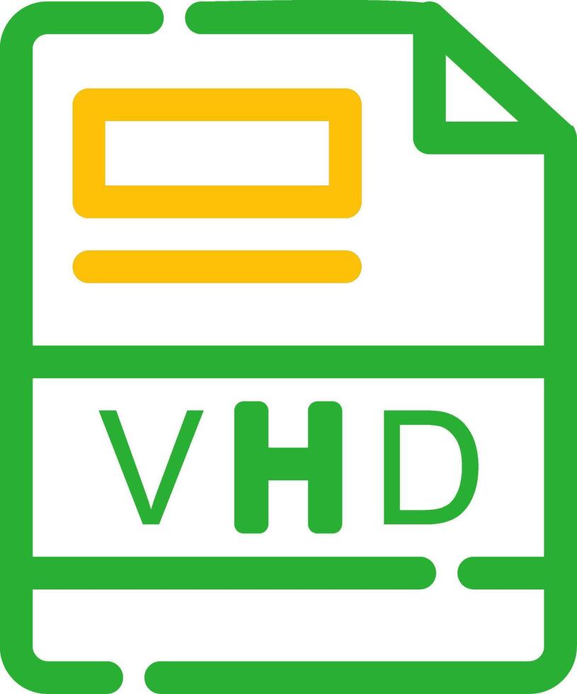 vhd kreativ Symbol Design vektor