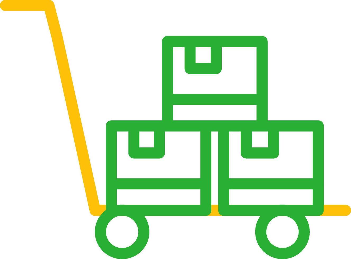 Trolley kreatives Icon-Design vektor