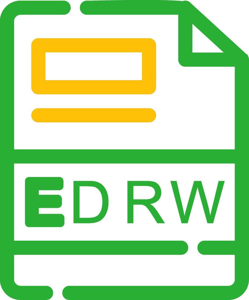 edrw kreativ Symbol Design vektor