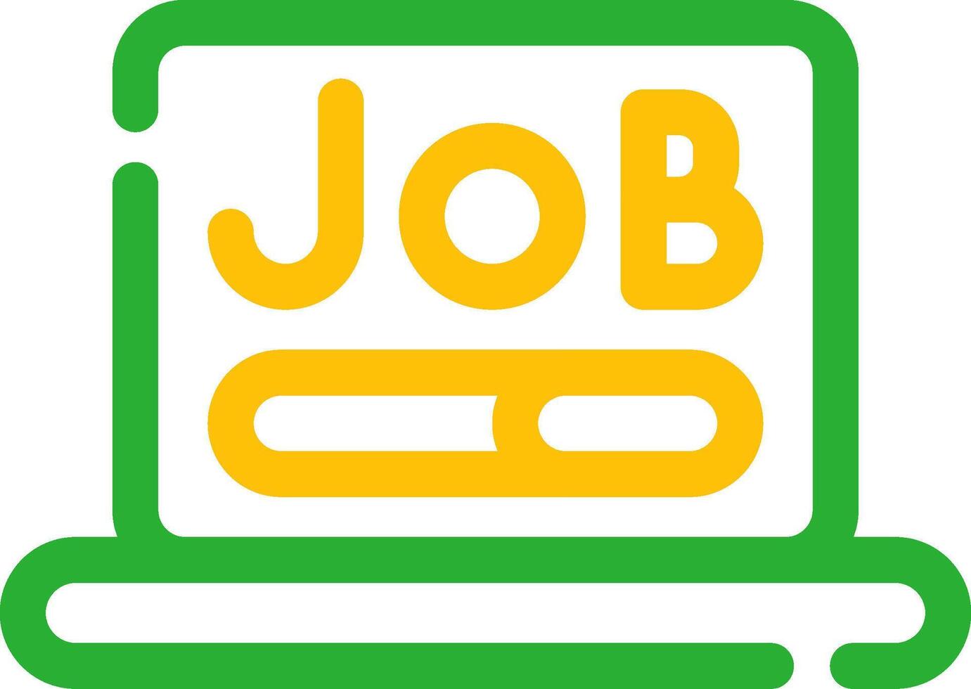 kreatives Icon-Design für die Jobsuche vektor