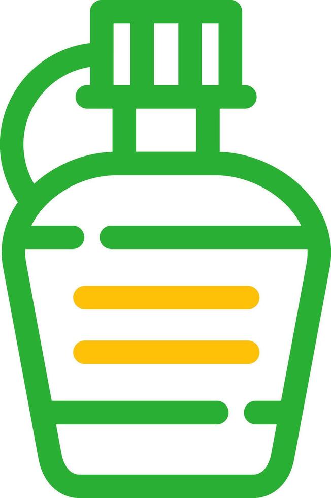 Wasserflasche kreatives Icon-Design vektor