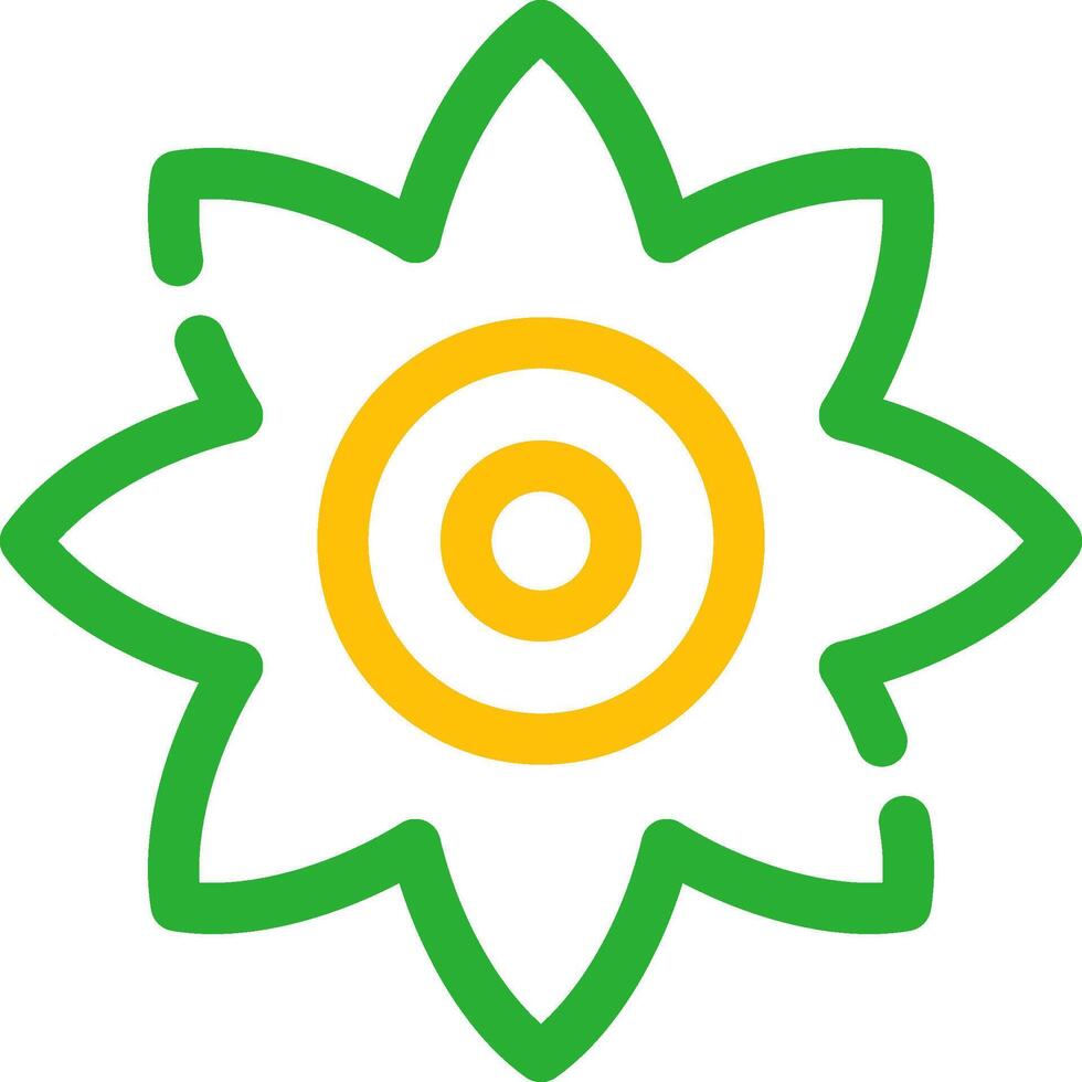 kreatives Icon-Design mit Blumen vektor