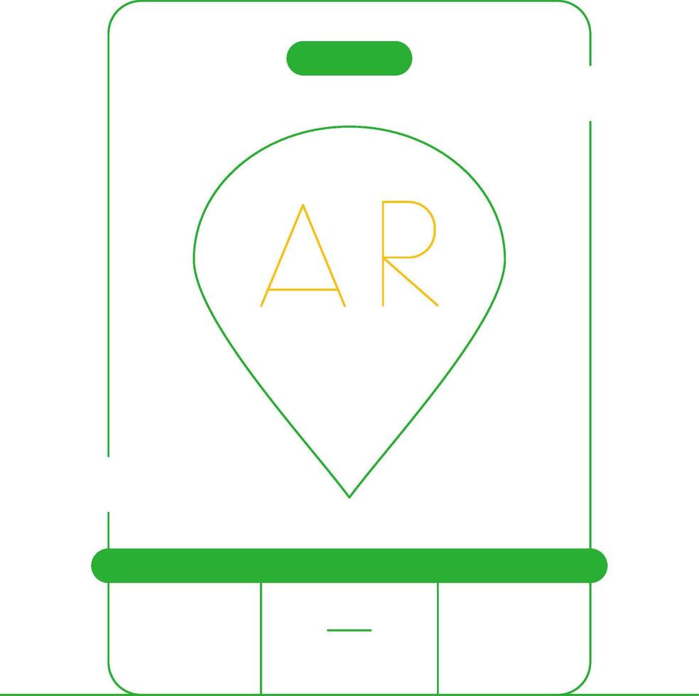 ar Navigation kreativ Symbol Design vektor