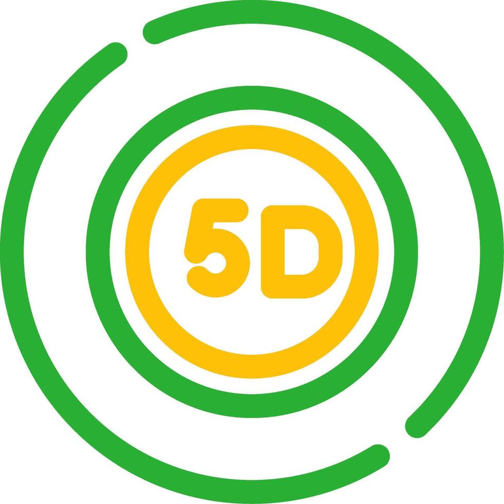 5d Daten Lager kreativ Symbol Design vektor