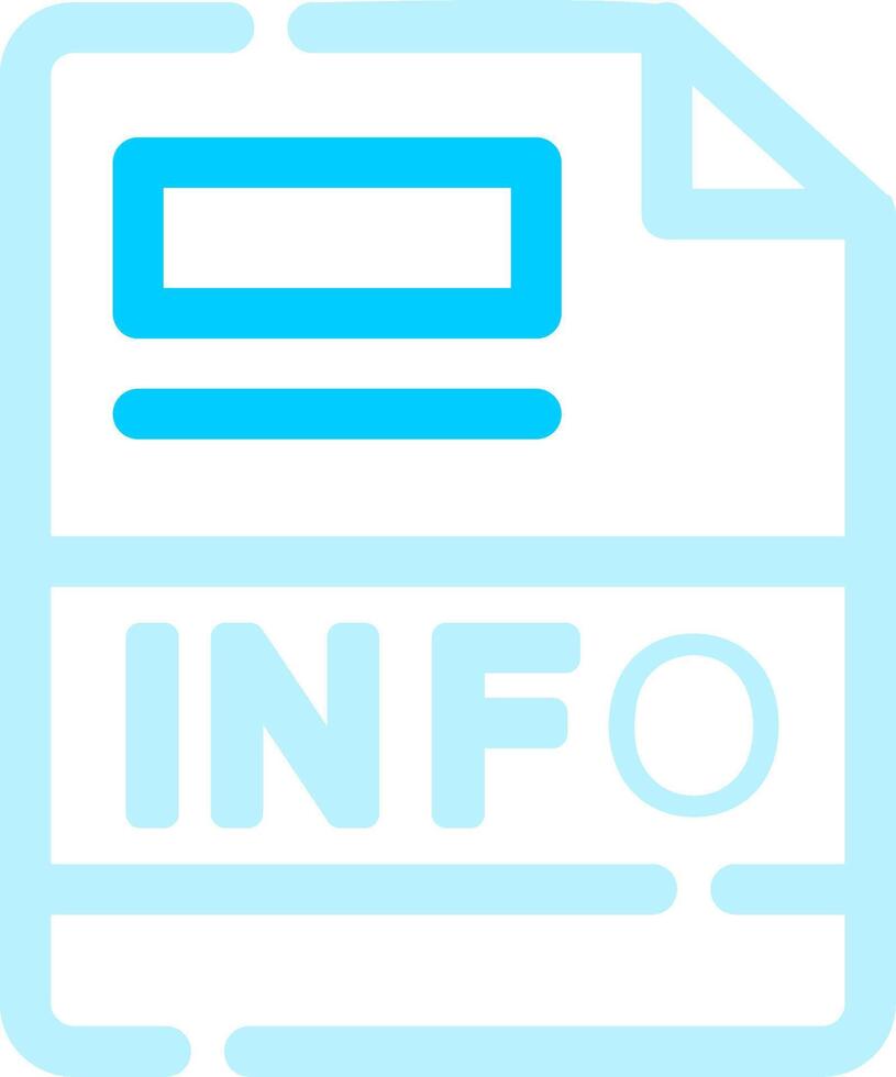 Info kreatives Icon-Design vektor