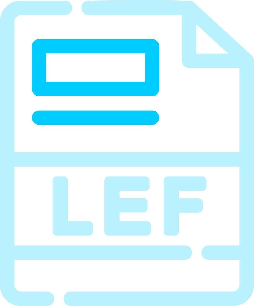 lef kreativ Symbol Design vektor