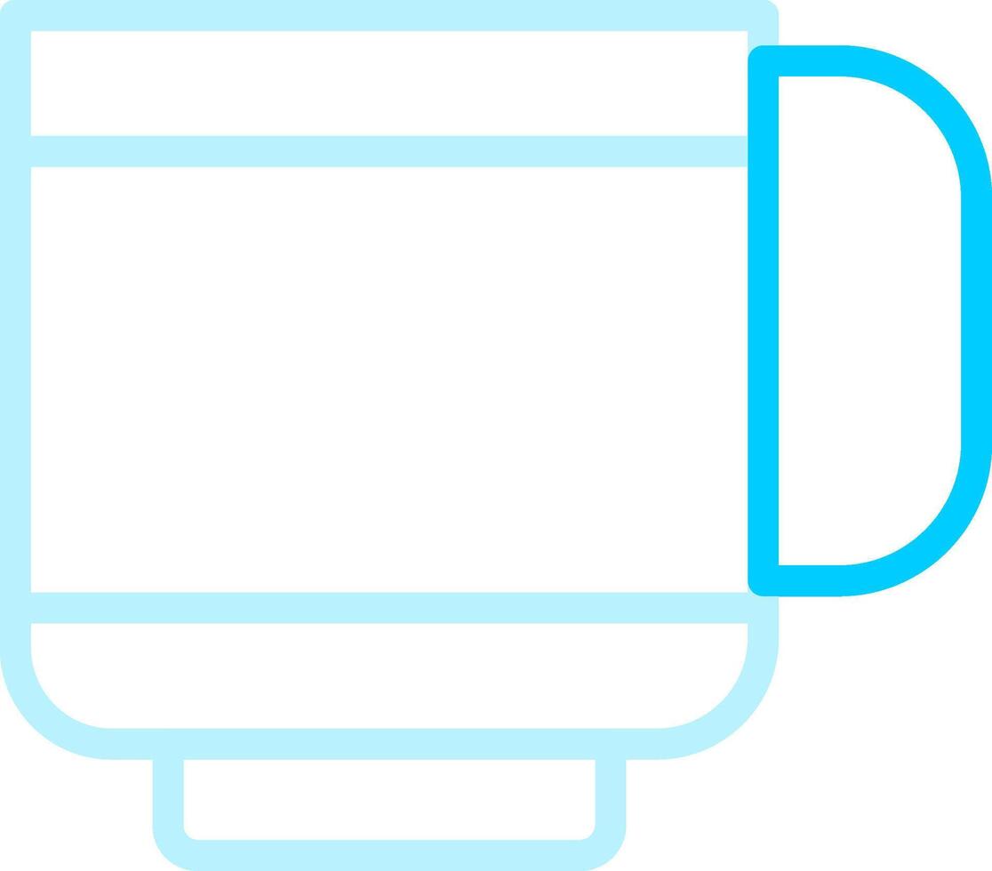 Tasse kreatives Icon-Design vektor