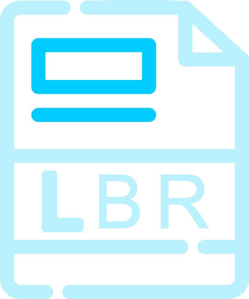 lbr kreativ Symbol Design vektor