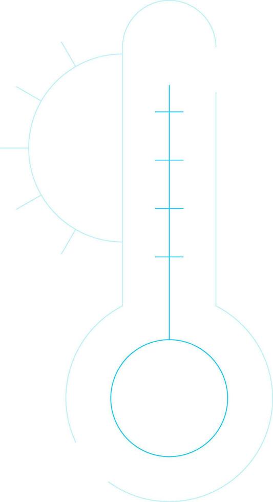 temperatur kreativ ikon design vektor