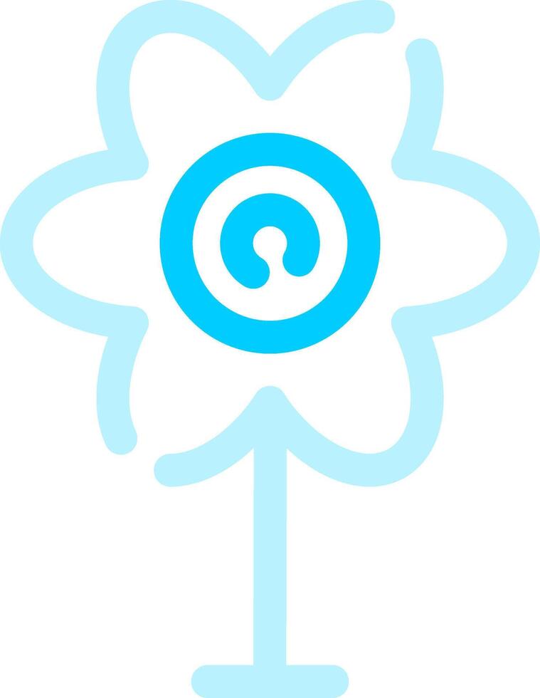 kreatives Icon-Design mit Blumen vektor