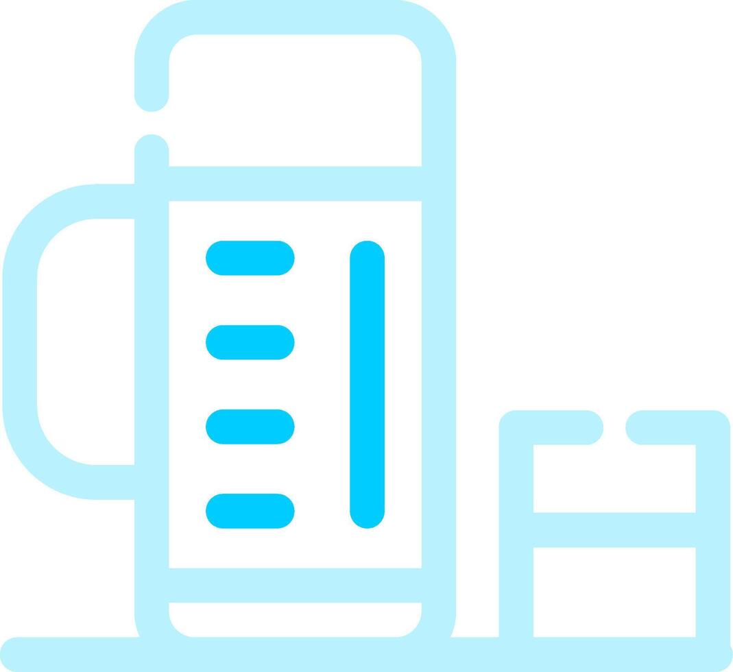 Thermos kreatives Icon-Design vektor