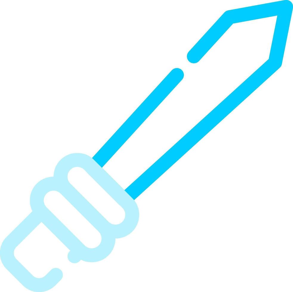 Schwert kreatives Icon-Design vektor