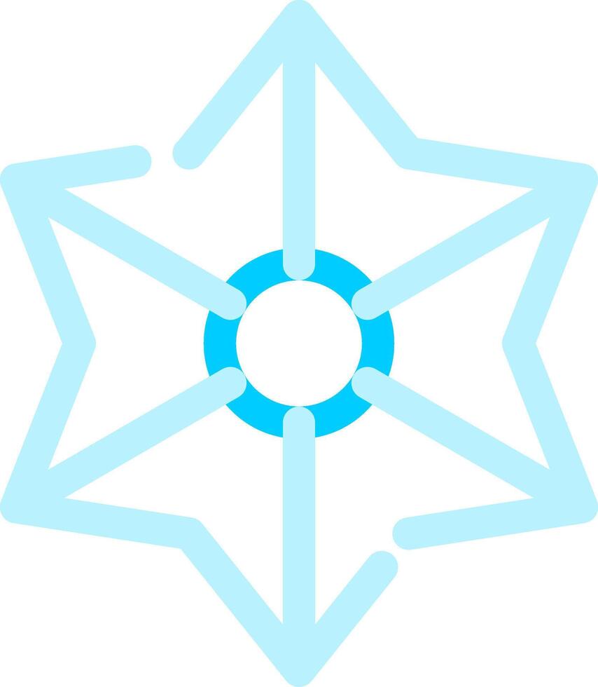sjöstjärna kreativ ikon design vektor