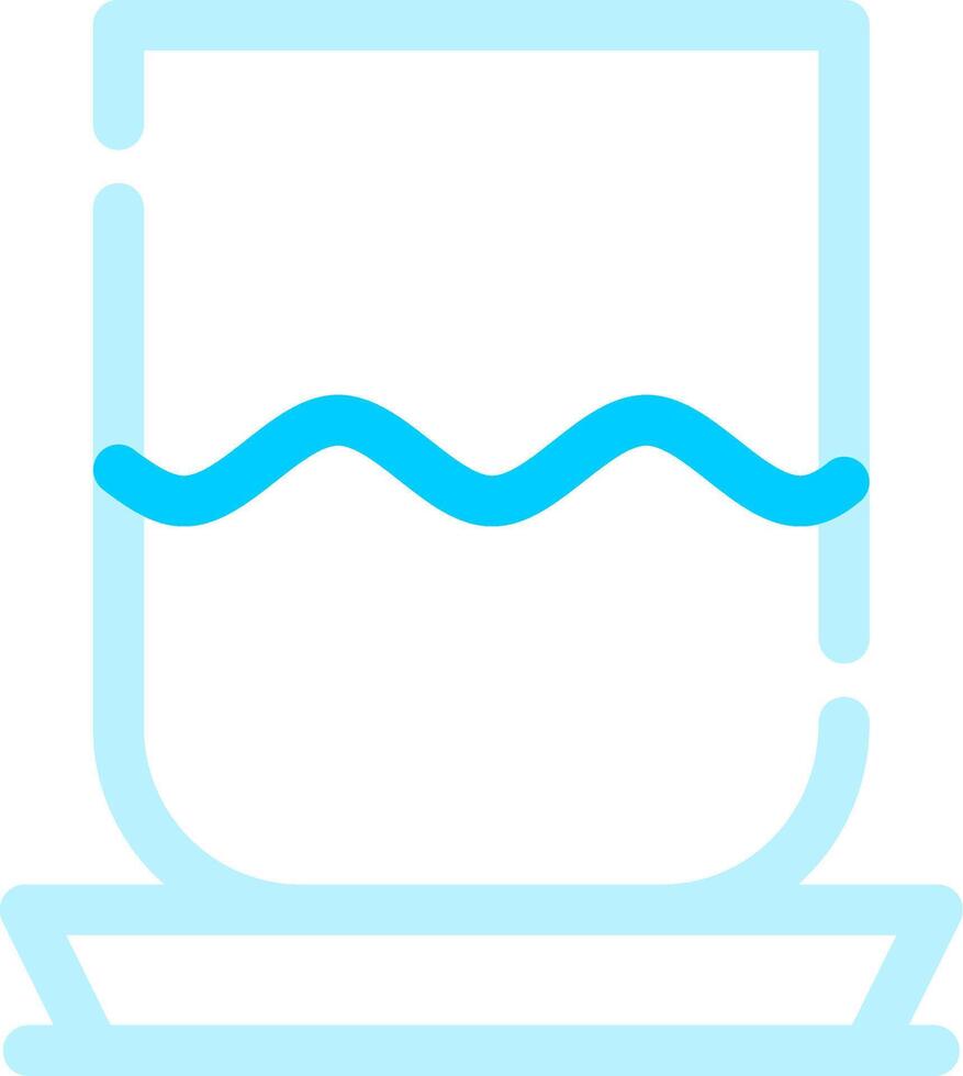 vatten glas kreativ ikon design vektor