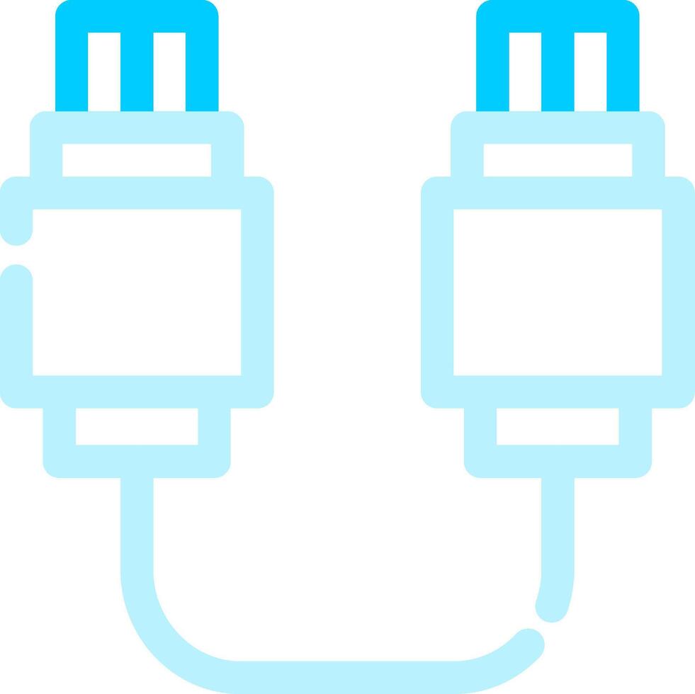 USB-Verbindung kreatives Icon-Design vektor