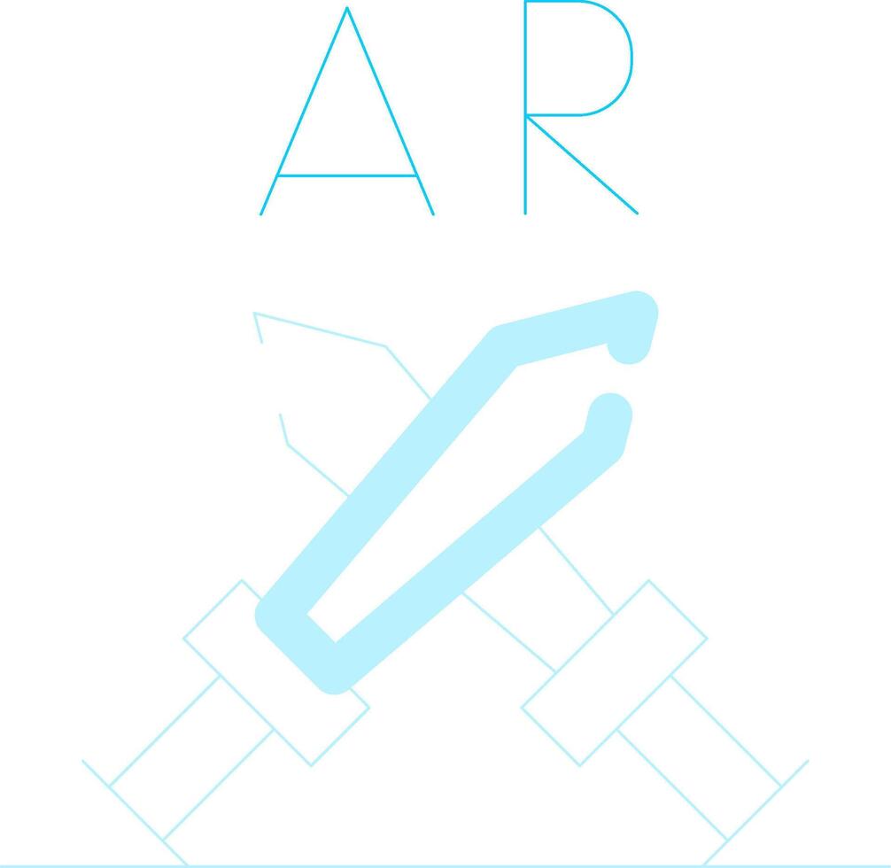 ar Kampf kreativ Symbol Design vektor