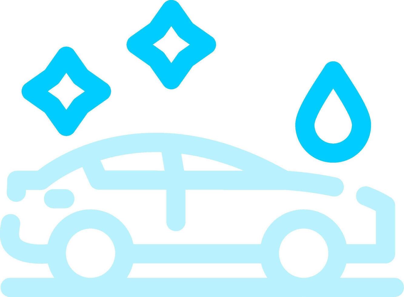 Auto waschen kreativ Symbol Design vektor