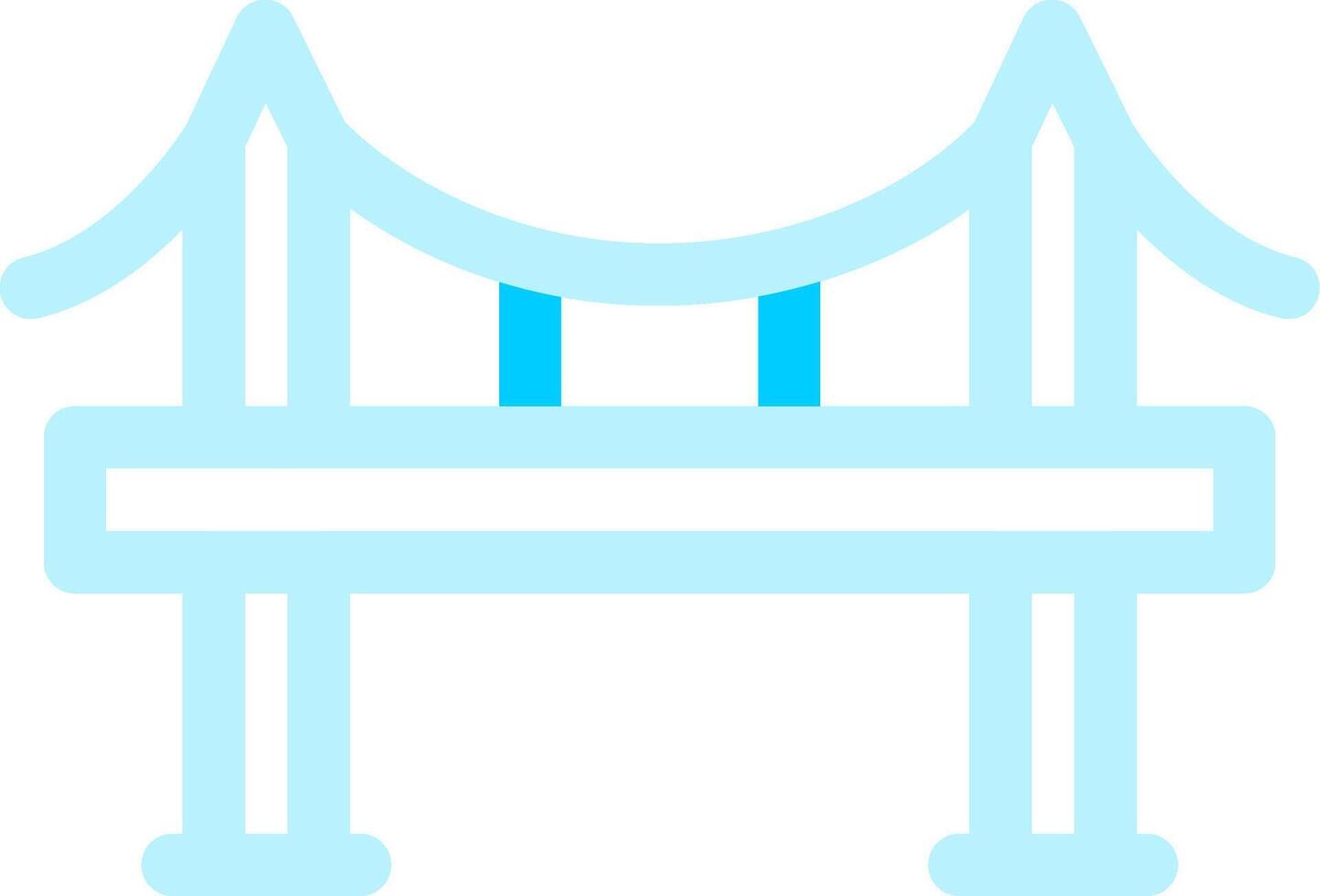 Brücke kreatives Icon-Design vektor