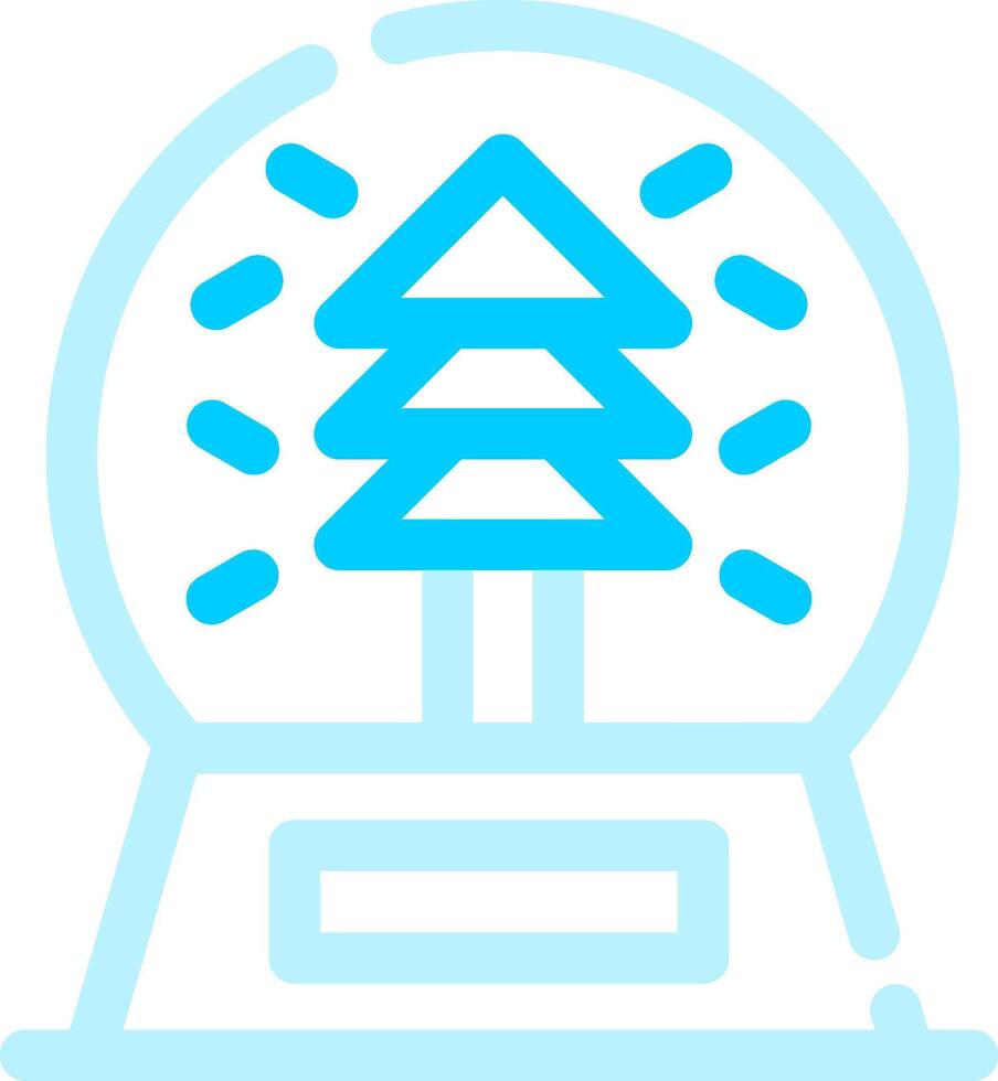 Schneeball kreatives Icon-Design vektor