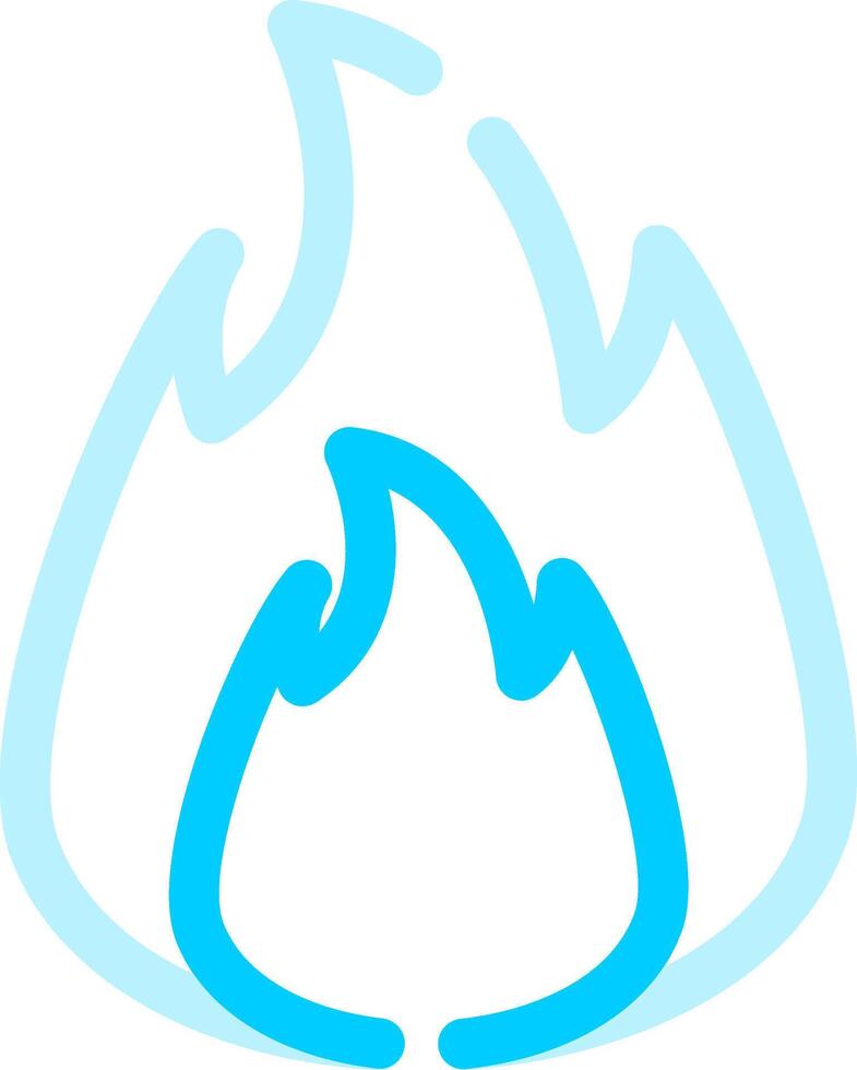 auf Feuer kreatives Icon-Design vektor