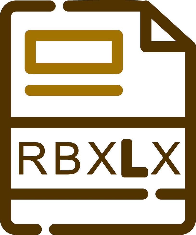 rbxlx kreativ Symbol Design vektor