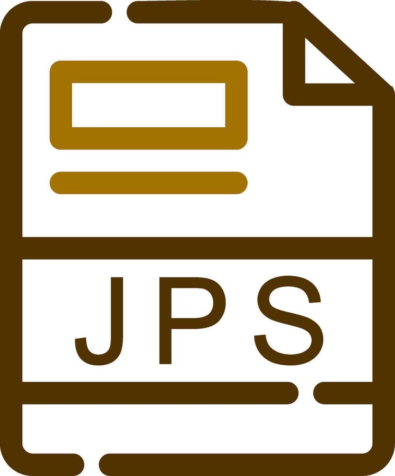 jps kreativ ikon design vektor