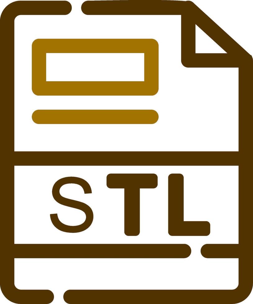 stl kreativ Symbol Design vektor