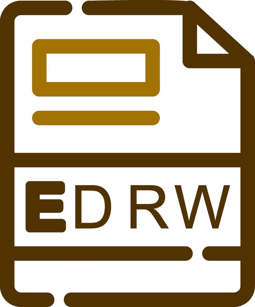 edrw kreativ Symbol Design vektor