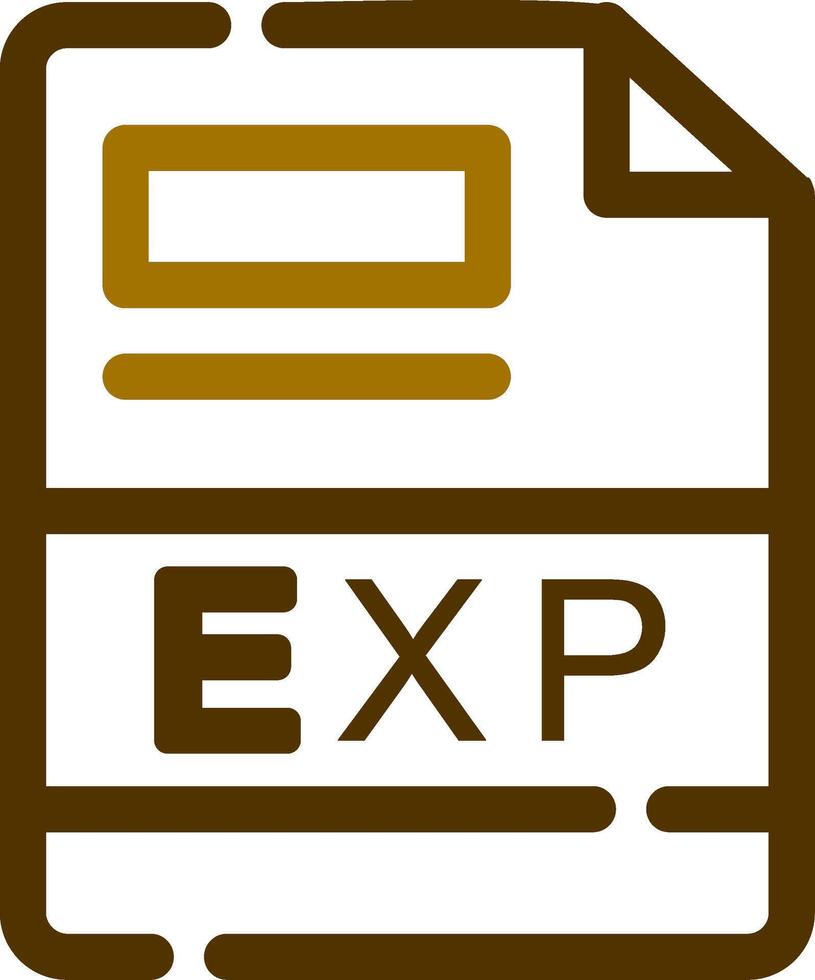 exp kreativ Symbol Design vektor