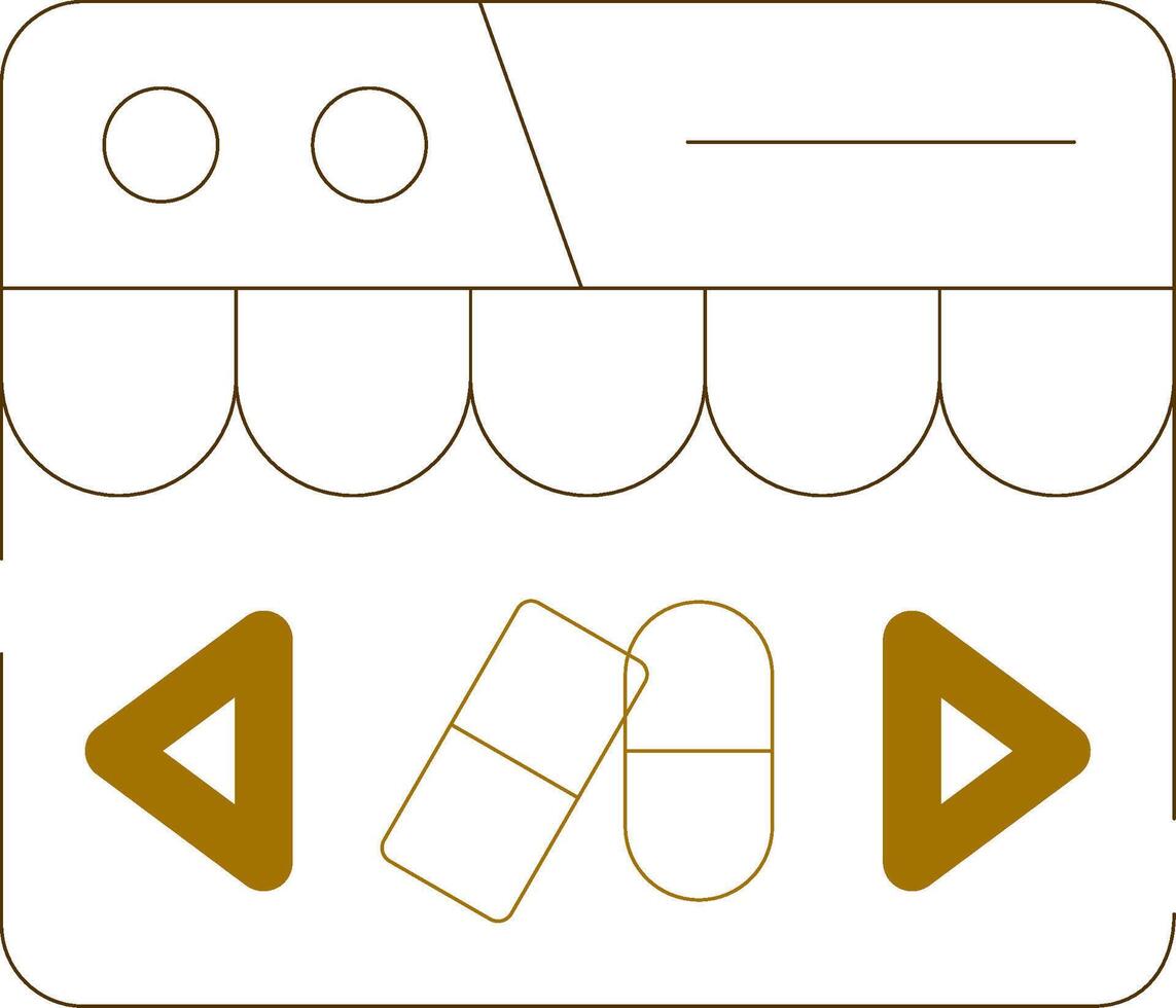 breit Auswahl von Produkte kreativ Symbol Design vektor