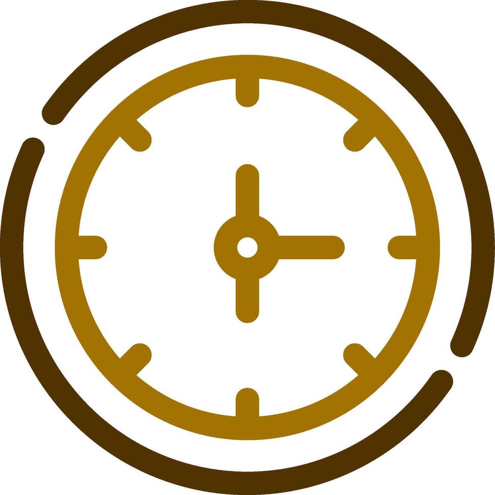 Uhr kreatives Icon-Design vektor