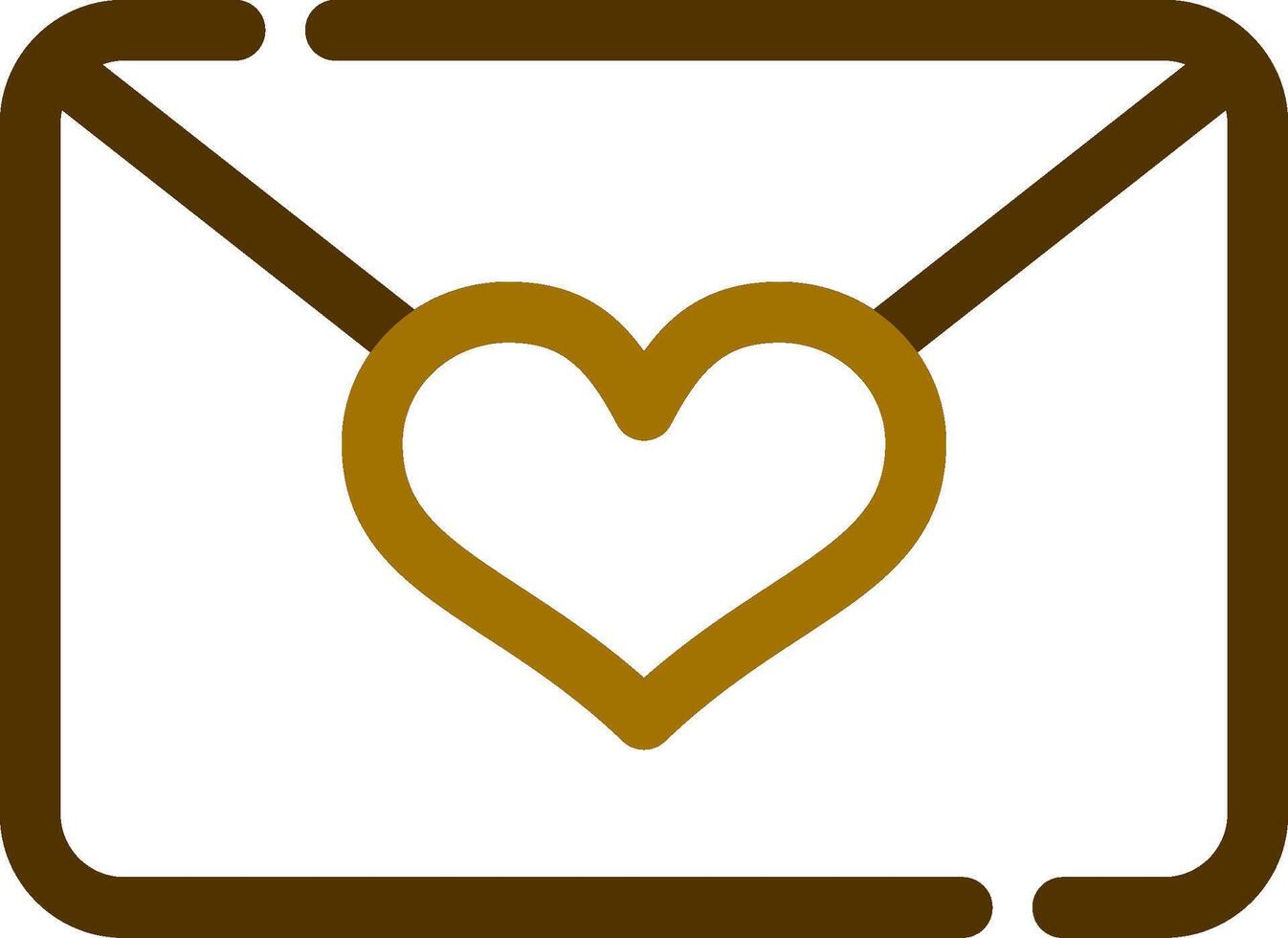 Liebe Mail kreativ Symbol Design vektor