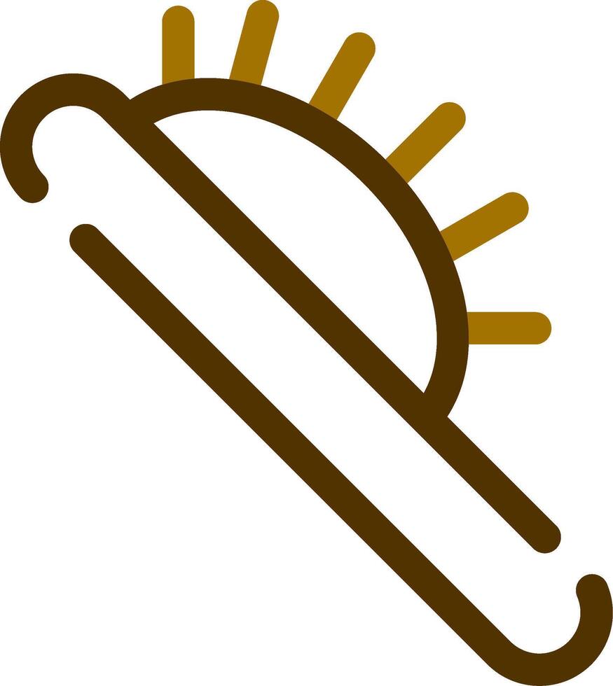 Haarbürste kreatives Icon-Design vektor