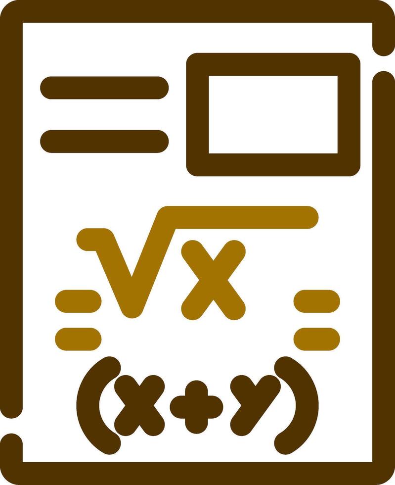 Mathe kreatives Icon-Design vektor