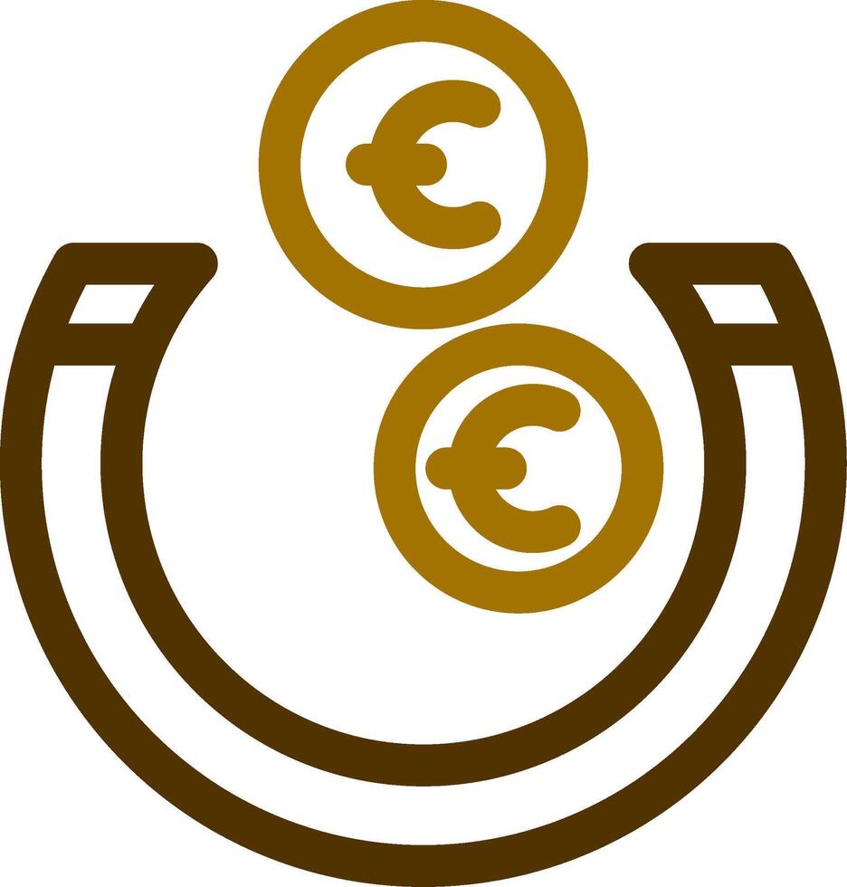 kreatives Icon-Design für Geldattraktionen vektor