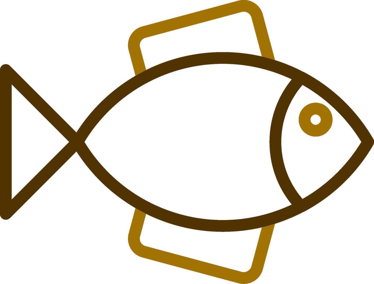 Fisch kreativ Symbol Design vektor