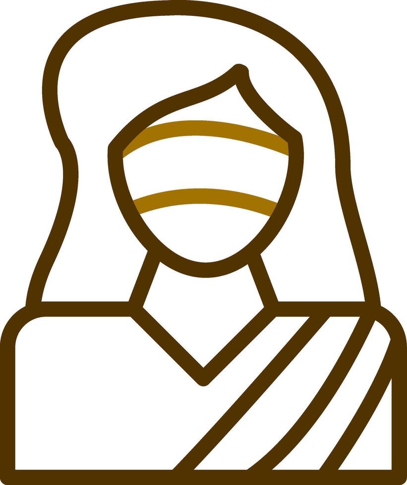 Lady Justice kreatives Icon-Design vektor