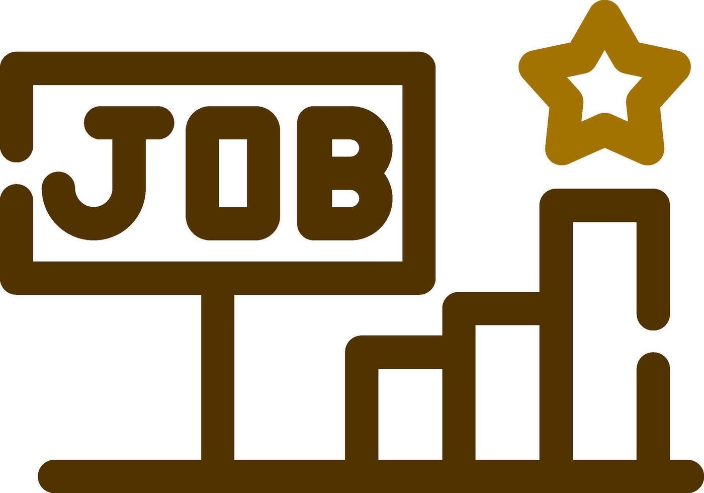 Job kreatives Icon-Design vektor