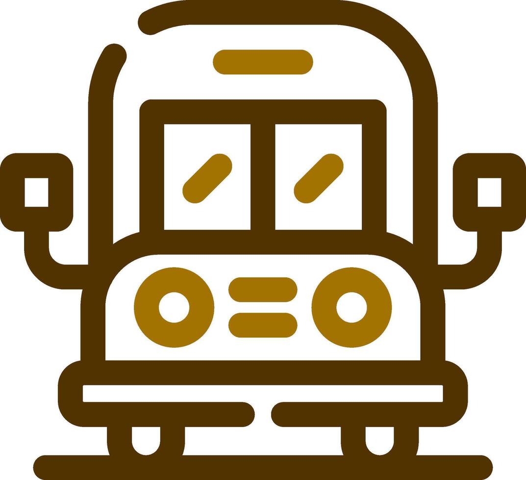 buss kreativ ikon design vektor
