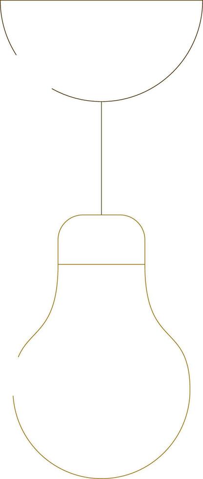 kreatives Icon-Design der Deckenlampe vektor