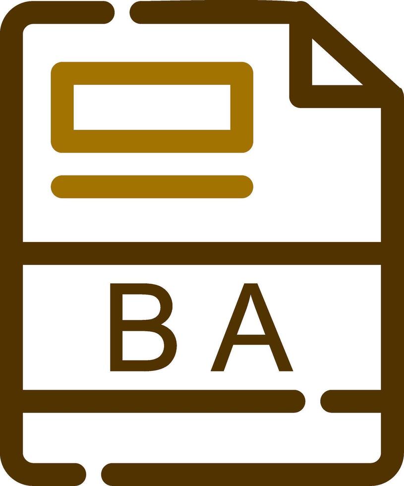 ba kreativ Symbol Design vektor