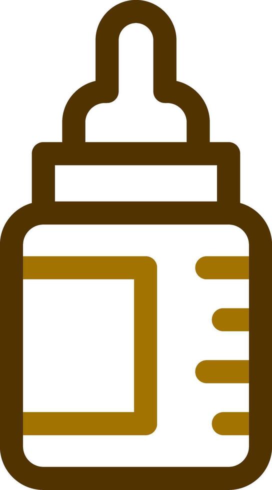 Babyflasche kreatives Icon-Design vektor