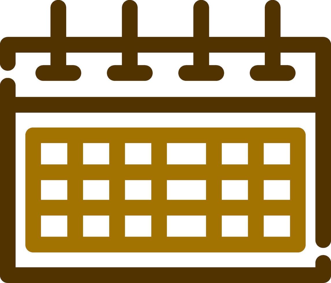 Kalender kreatives Icon-Design vektor