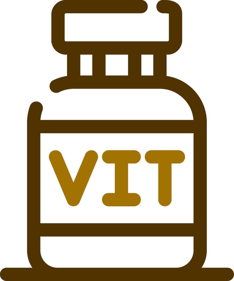 Vitamine kreatives Icon-Design vektor