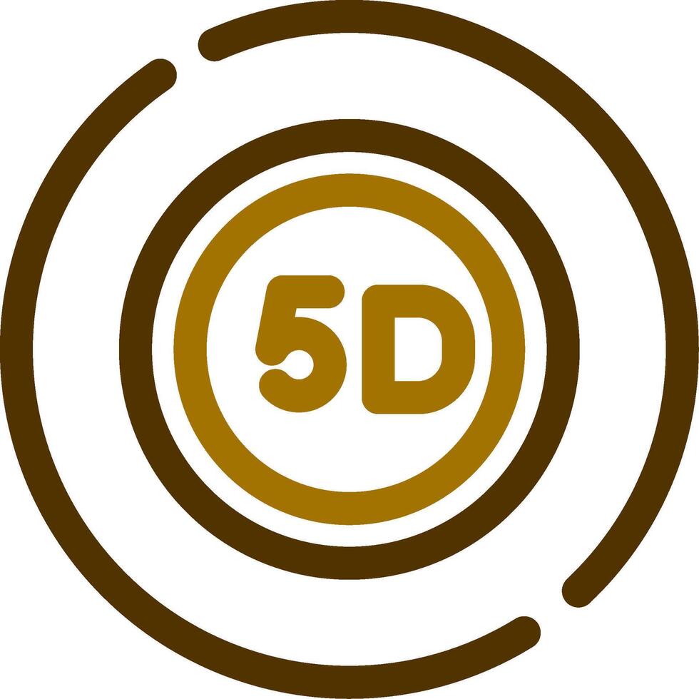 5d Daten Lager kreativ Symbol Design vektor