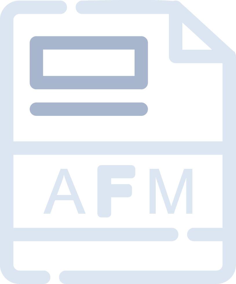 afm kreativ Symbol Design vektor