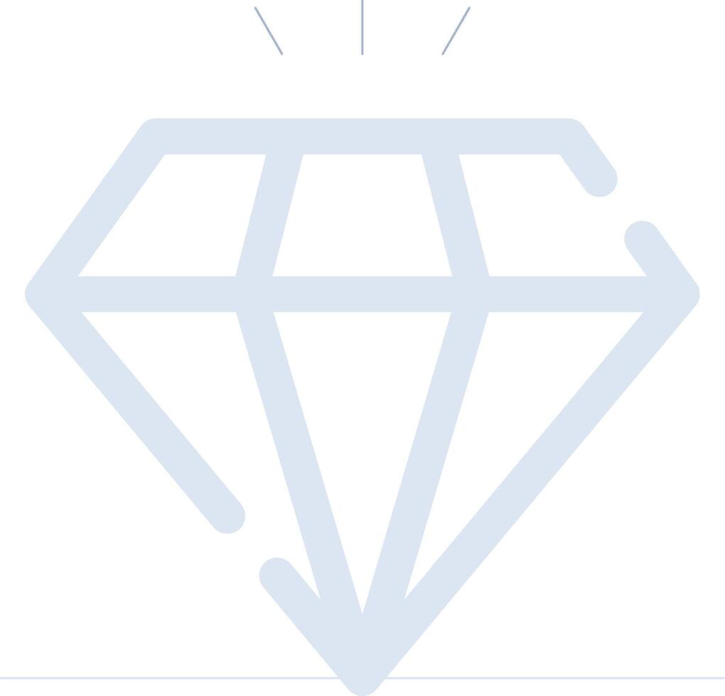 Diamant kreatives Icon-Design vektor